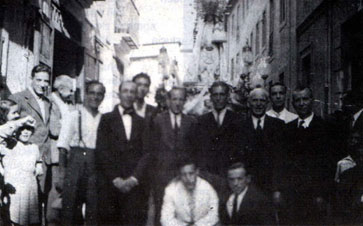 1942 CALLE MADRE TERESA JORNET FIESTA DE LA ROSQUILLETA VALENCIA