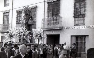 VISITA MARE DE DEU DELS DESAMPARATS CARRER TRINITAT VALENCIA 1948